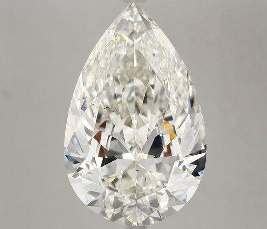 11.11 Carat H-VS2 Pear Lab  Diamond