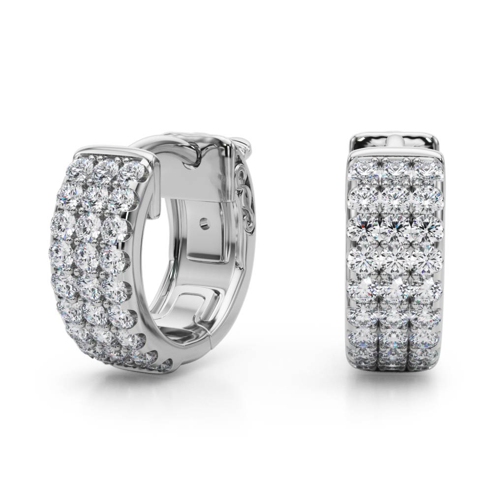 Diamond Earrings, Cuffs, Ethernal Sparkle Light