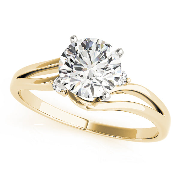 Engagement Ring Setting, Solitaire Plus, Round, Motion