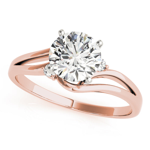 Engagement Ring Setting, Solitaire Plus, Round, Motion