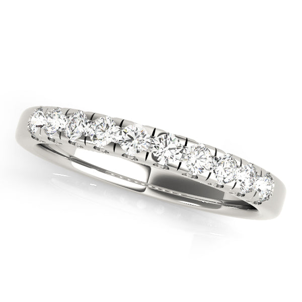 Diamond Wedding Band, Half Eternity, Adoration