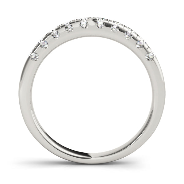 Diamond Wedding Band, Half Eternity, Adoration