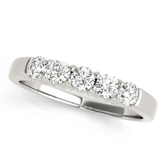 Diamond Wedding Band, Half Eternity, Ardor