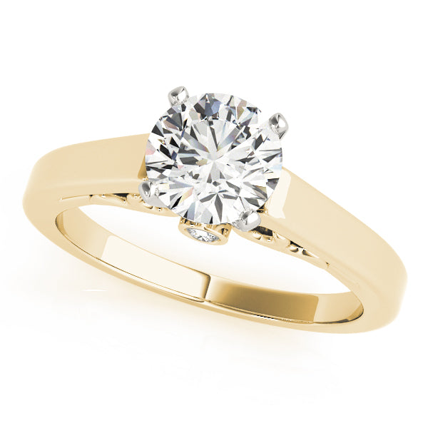 Engagement Ring Setting, Solitaire Plus, Round, Bridgeton 1