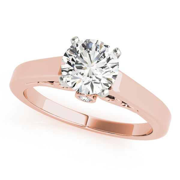 Engagement Ring Setting, Solitaire Plus, Round, Bridgeton 1