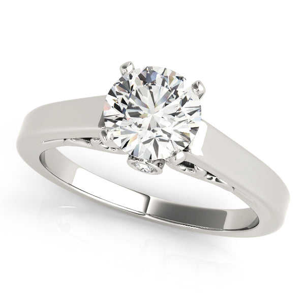 Engagement Ring Setting, Solitaire Plus, Round, Bridgeton 1