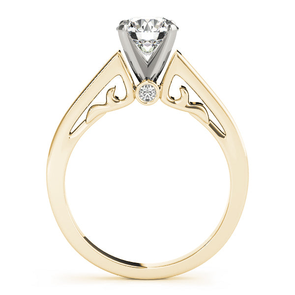 Engagement Ring Setting, Solitaire Plus, Round, Bridgeton 1