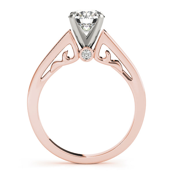 Engagement Ring Setting, Solitaire Plus, Round, Bridgeton 1