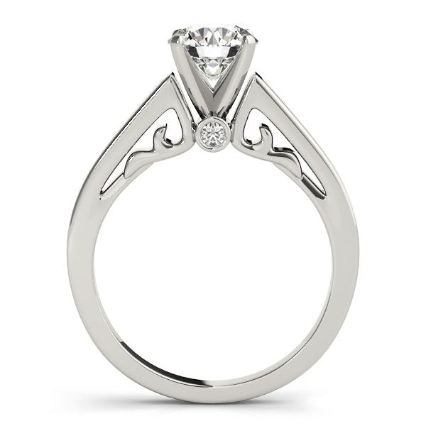 Engagement Ring Setting, Solitaire Plus, Round, Bridgeton 1