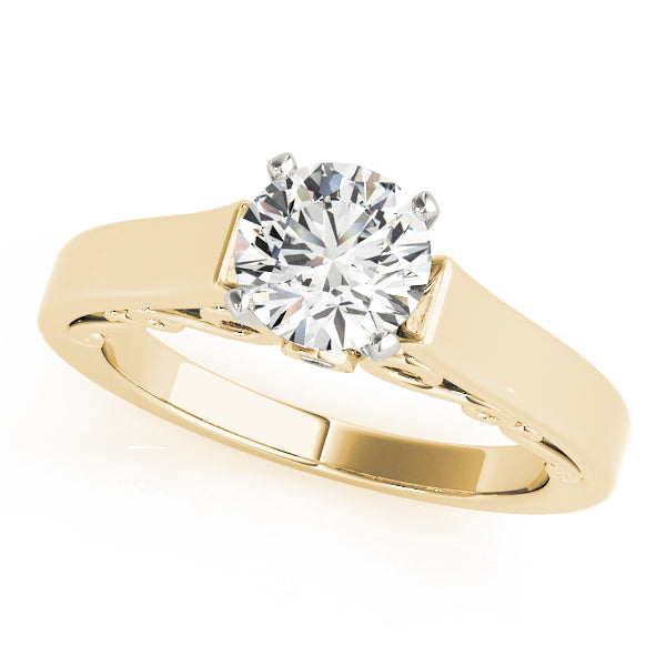 Engagement Ring Setting, Solitaire Plus, Round, Bridgeton 2