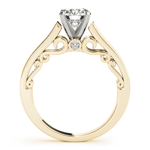 Engagement Ring Setting, Solitaire Plus, Round, Bridgeton 2