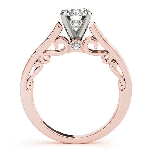 Engagement Ring Setting, Solitaire Plus, Round, Bridgeton 2