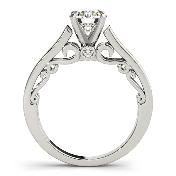 Engagement Ring Setting, Solitaire Plus, Round, Bridgeton 2