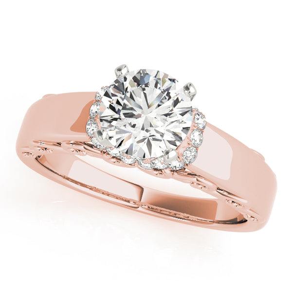 Engagement Ring Setting, Solitaire Plus, Round, Bridgeton 3