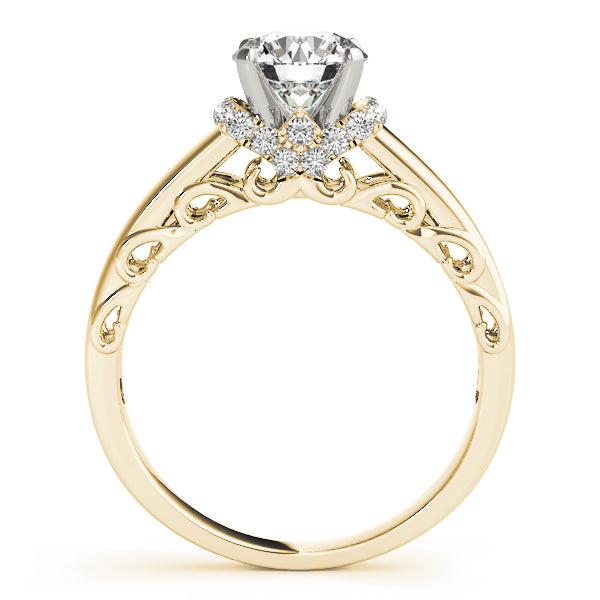 Engagement Ring Setting, Solitaire Plus, Round, Bridgeton 3