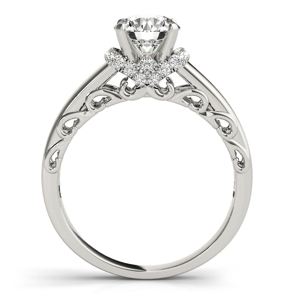 Engagement Ring Setting, Solitaire Plus, Round, Bridgeton 3