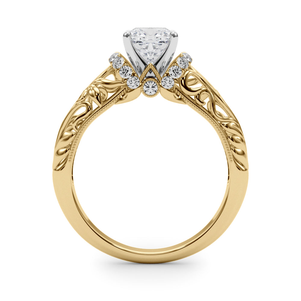 Engagement Ring Setting, Solitaire Plus, Round, Bridgeton 4