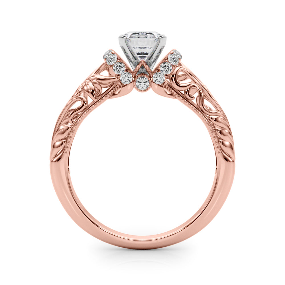 Engagement Ring Setting, Solitaire Plus, Round, Bridgeton 4