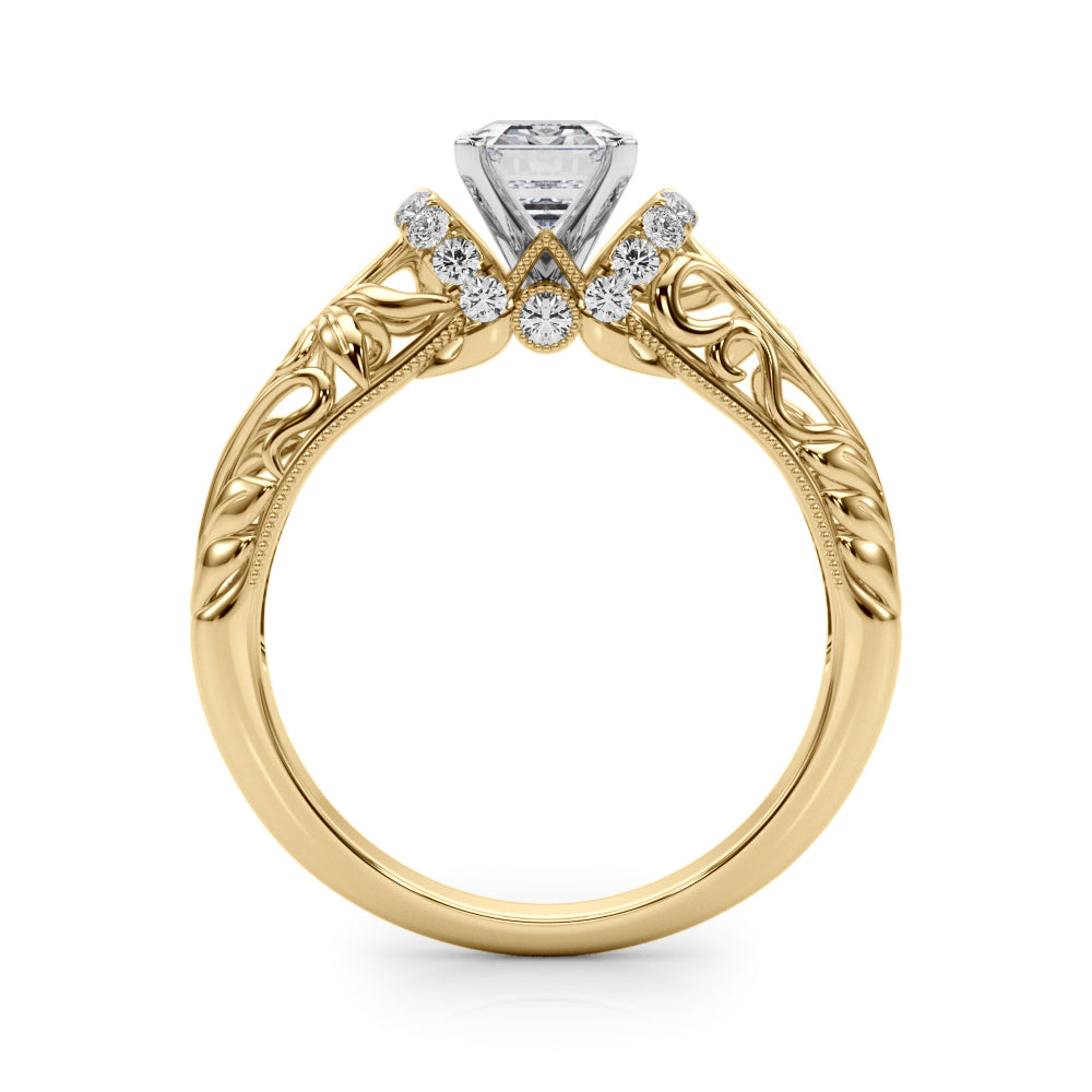 Engagement Ring Setting, Solitaire Plus, Round, Bridgeton 4