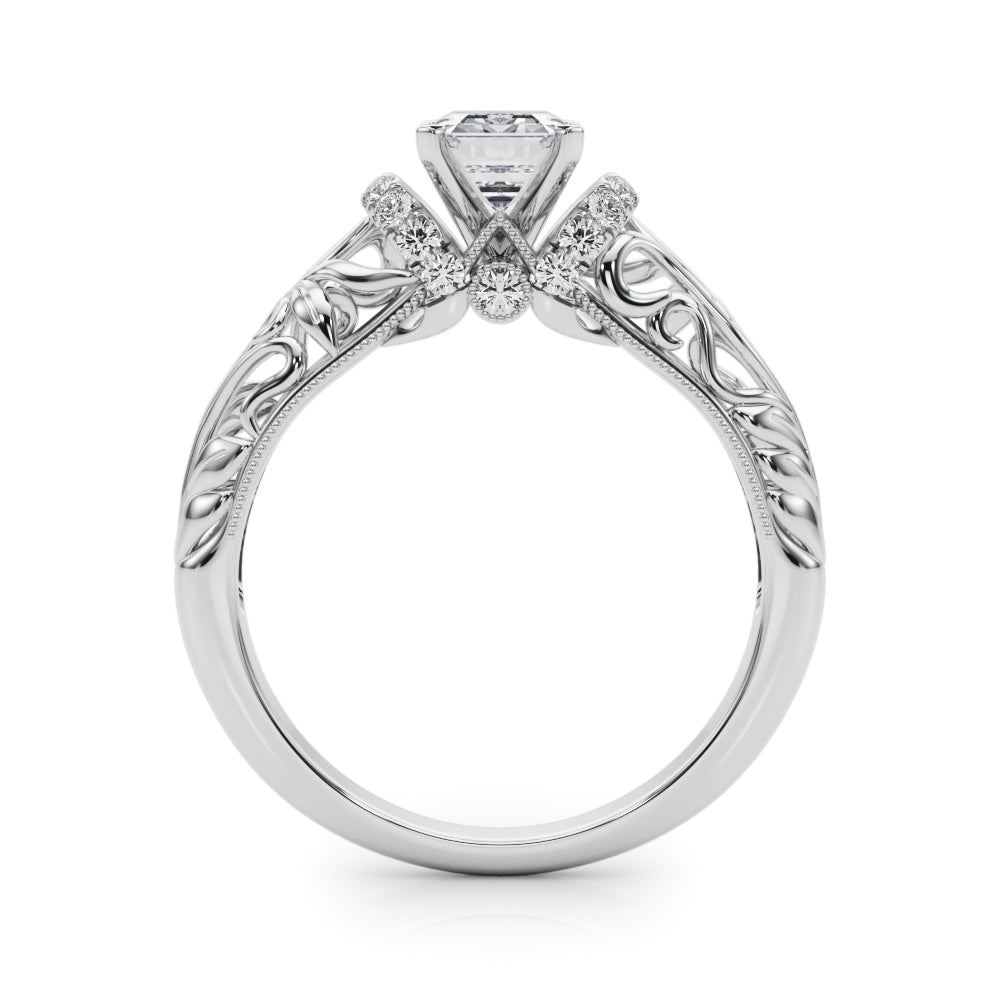 Engagement Ring Setting, Solitaire Plus, Round, Bridgeton 4