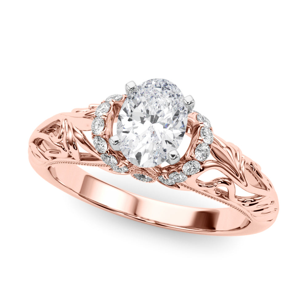 Engagement Ring Setting, Solitaire Plus, Round, Bridgeton 4