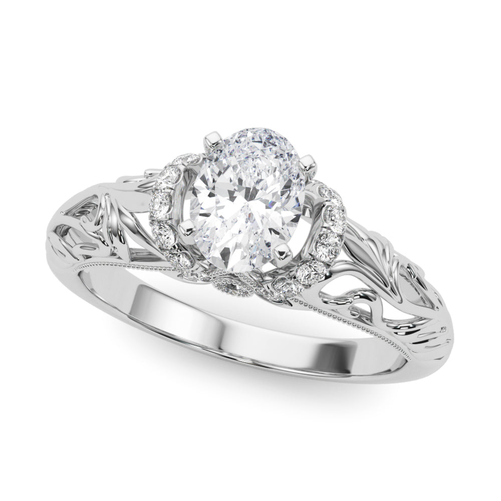 Engagement Ring Setting, Solitaire Plus, Round, Bridgeton 4