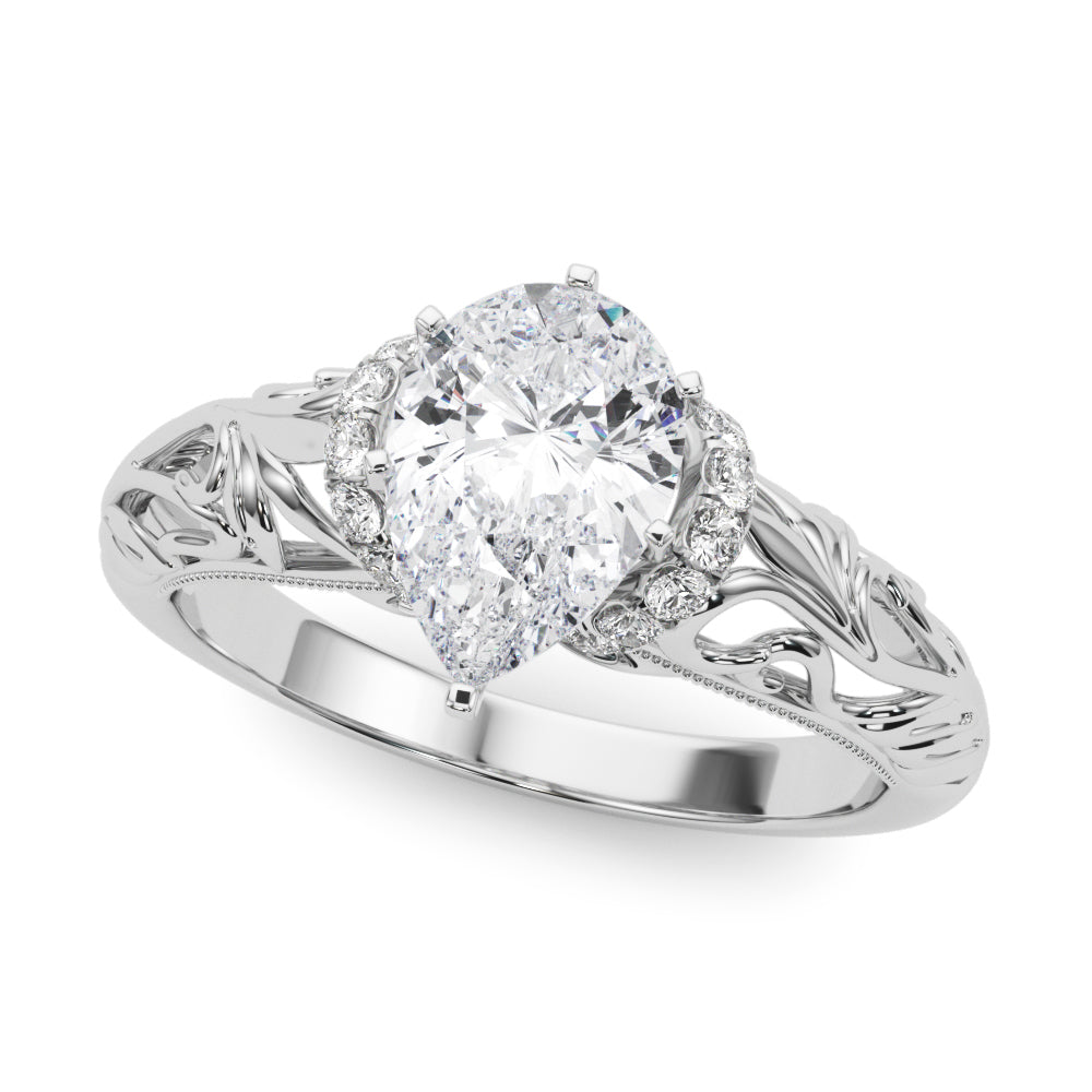 Engagement Ring Setting, Solitaire Plus, Round, Bridgeton 4