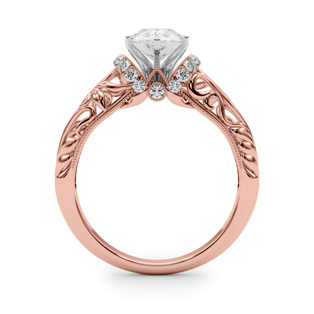 Engagement Ring Setting, Solitaire Plus, Round, Bridgeton 4