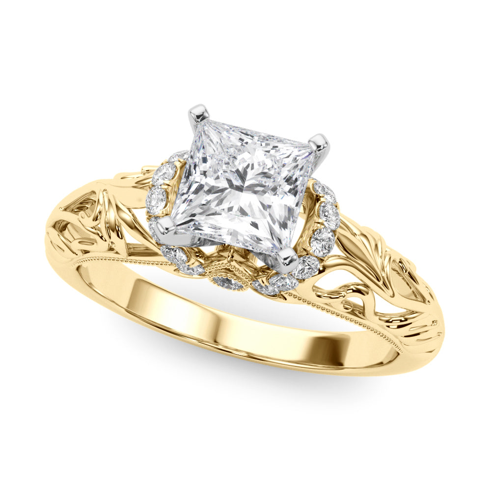 Engagement Ring Setting, Solitaire Plus, Round, Bridgeton 4