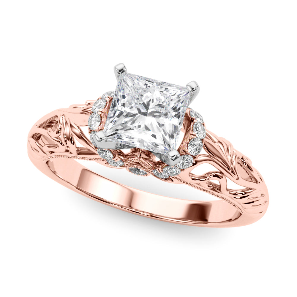 Engagement Ring Setting, Solitaire Plus, Round, Bridgeton 4