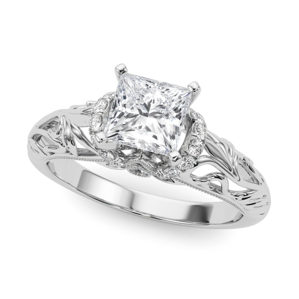 Engagement Ring Setting, Solitaire Plus, Round, Bridgeton 4