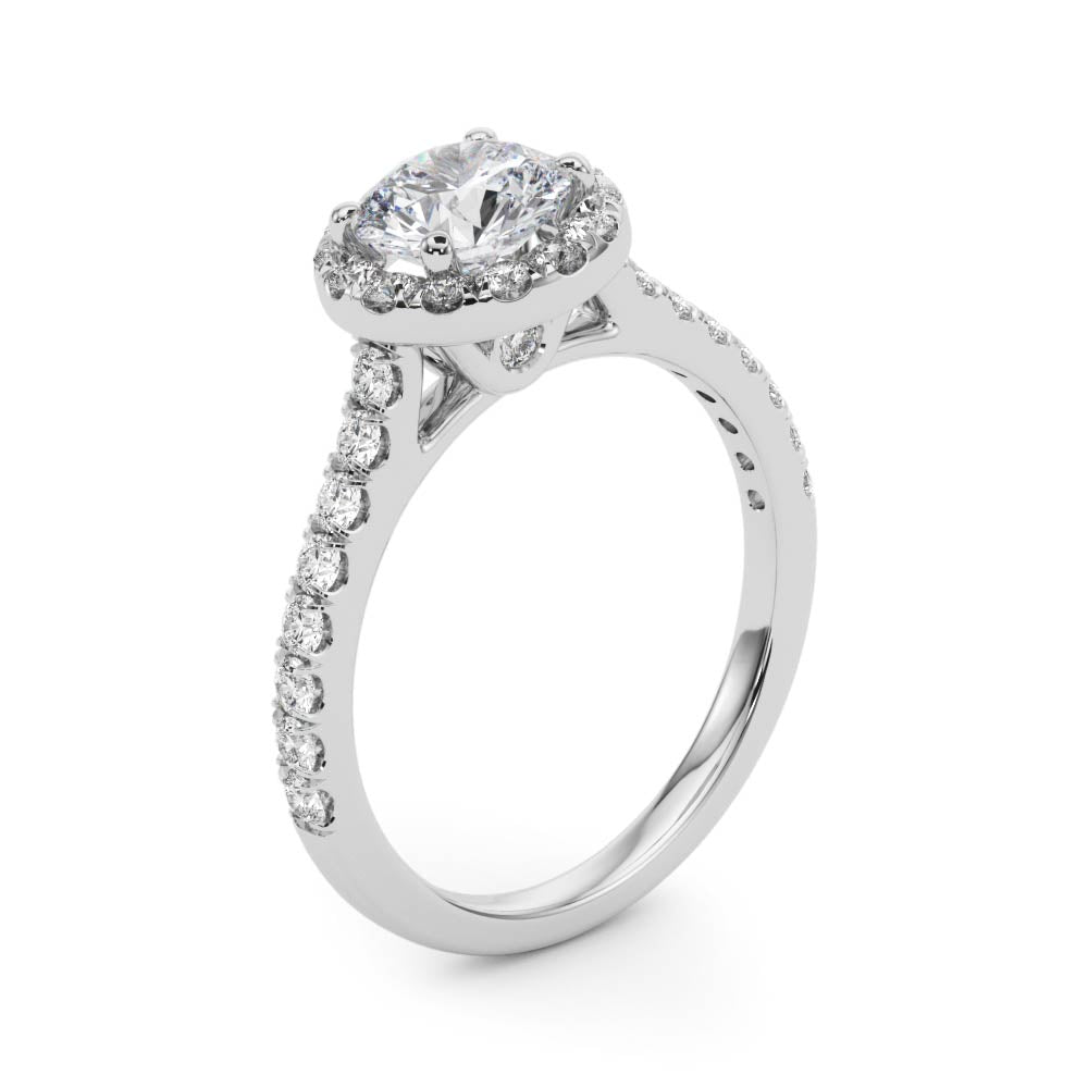 Diamond Engagement Ring, Serenity