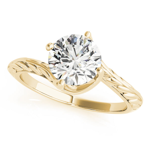 Engagement Ring Setting, Solitaire, Round, Love Tension