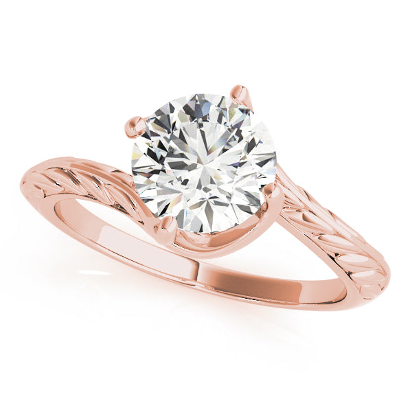 Engagement Ring Setting, Solitaire, Round, Love Tension