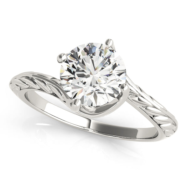 Engagement Ring Setting, Solitaire, Round, Love Tension