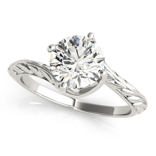 Engagement Ring Setting, Solitaire, Round, Love Tension