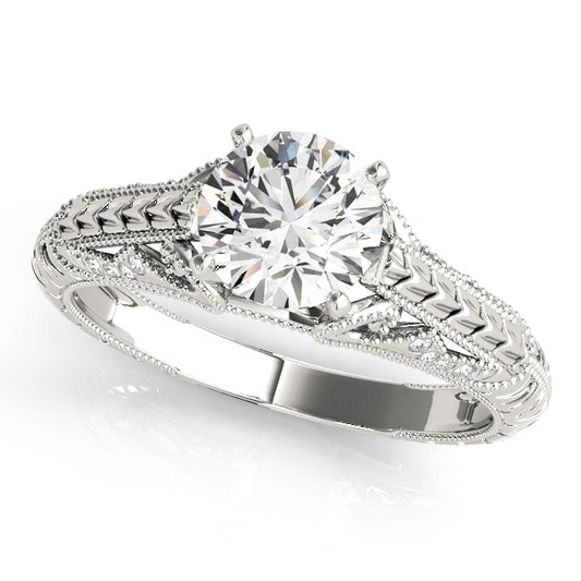 Engagement Ring Setting, Solitaire Plus, Love Garden 1