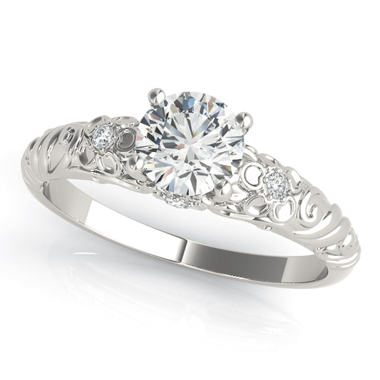 Engagement Ring Setting, Solitaire Plus, Love Garden 2