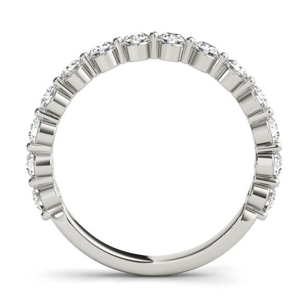 Diamond Wedding Band, Half Eternity, Camelia