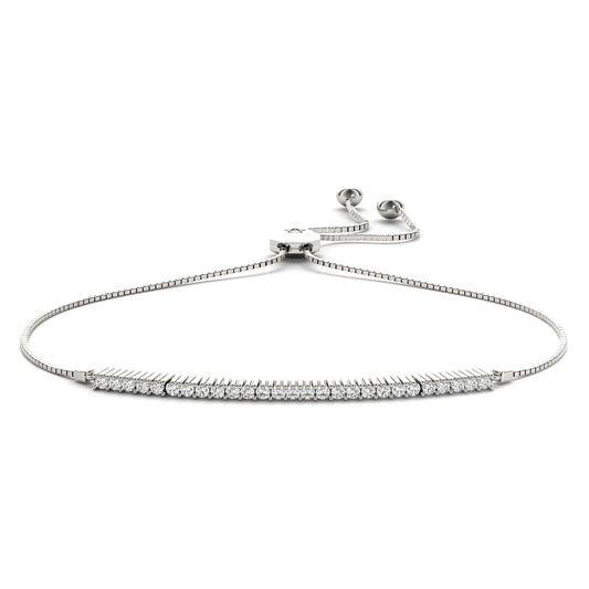 Diamond Tennis Bracelet, Radiance,  Adjustable