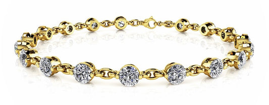 Diamond Tennis Bracelet, Starlit Intervals