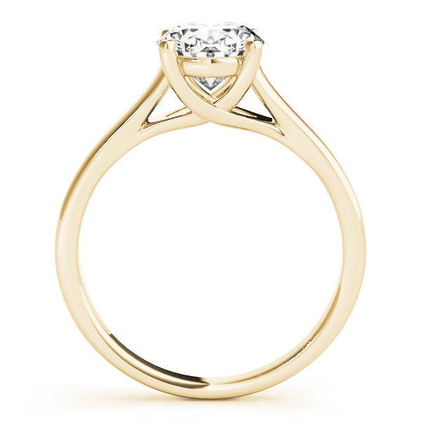 Engagement Ring Setting, Solitaire, Oval, Trellis