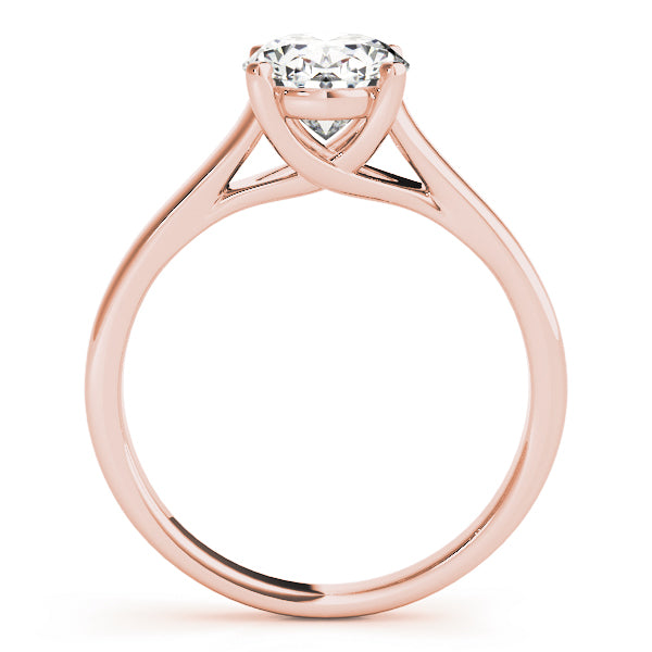 Engagement Ring Setting, Solitaire, Oval, Trellis