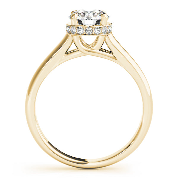 Engagement Ring Setting, Solitaire, Round, Trellis 4P