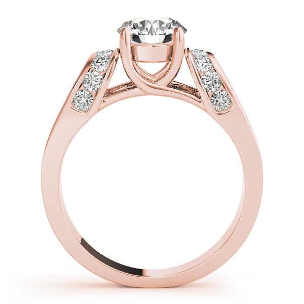 Engagement Ring Setting, Solitaire Plus, Diamond Gates, Round