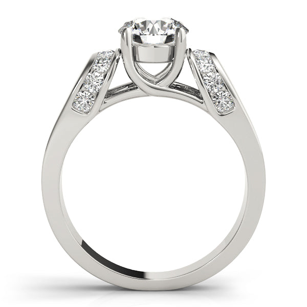 Engagement Ring Setting, Solitaire Plus, Diamond Gates, Round