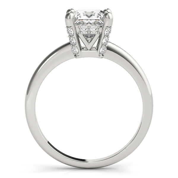 Engagement Ring Setting, Solitaire Plus, Princess Cut X