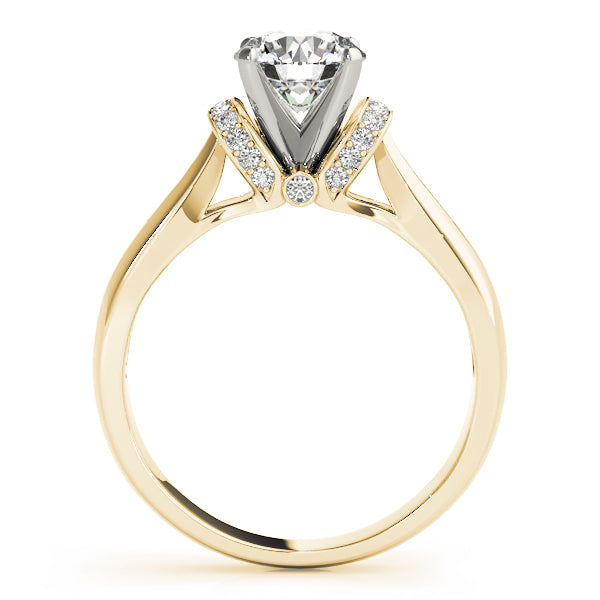 Engagement Ring Setting, Solitaire Plus, Round Accents 1