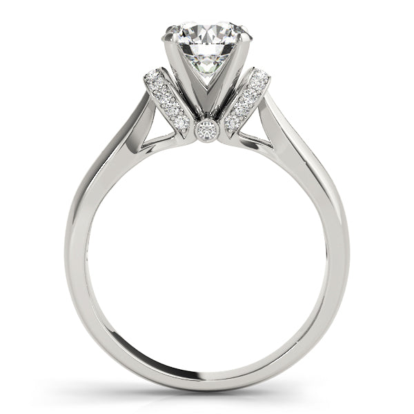 Engagement Ring Setting, Solitaire Plus, Round Accents 1