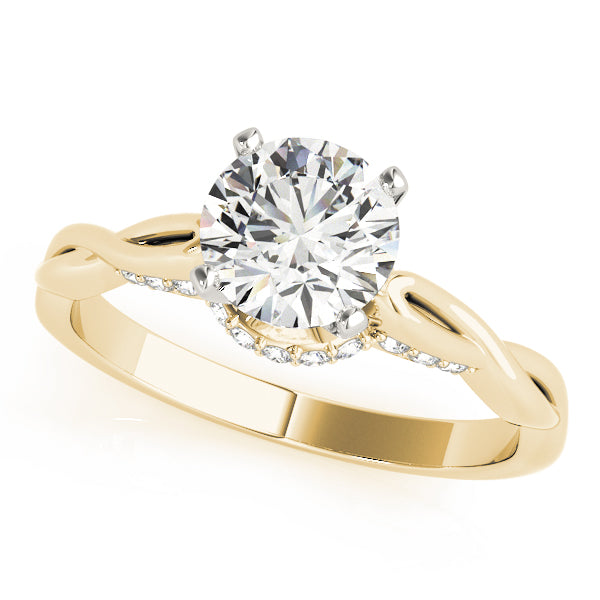 Engagement Ring Setting, Solitaire Plus, Round Accents 2